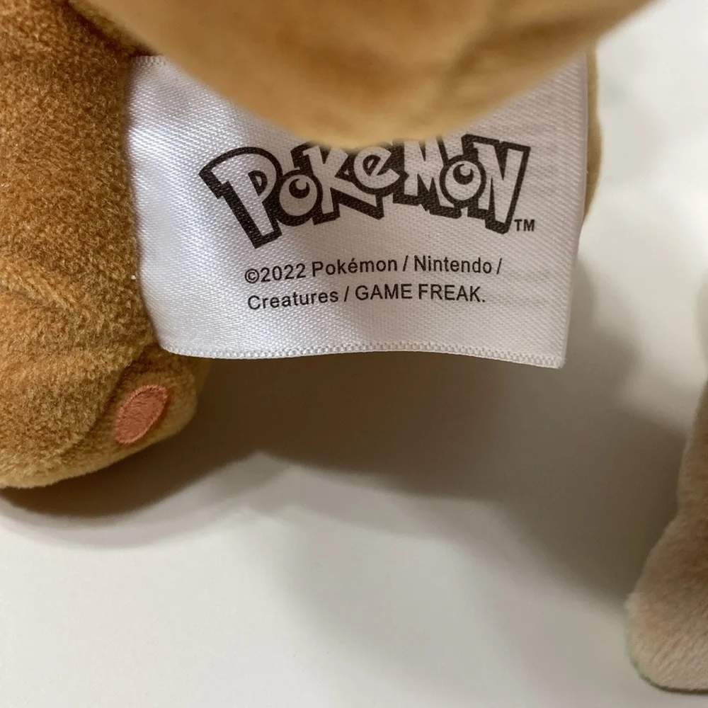 Evee and Yamper Soft Plush Anime Pokemon Characters Nintendo Stuffed Animals
